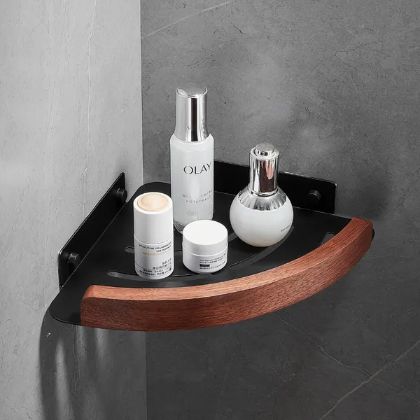 FUAO_Luxury_Bathroom_Corner_Shelf_for_Shower_|_Aluminium_&_Solid_Wood_Rust-Proof_Wall_Mounted_Storage_Rack_|_Premium_Corner_Shelf_for_Toiletries,_Shampoo,_Conditioner,_Bathroom_Essentials