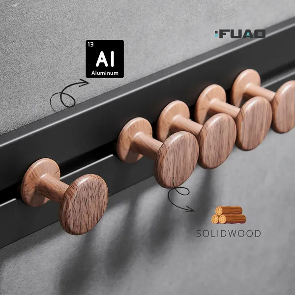 FUAO_Luxury_Vacuum_Cloth_Hook_Bar_|_Premium_Aluminium_&_Solid_Wood_Towel_Rail_|_Drill-Free_Vacuum_Installation_|_Rust-Proof,_Termite-Free,_Anti-Fade_|_Bathroom,_Kitchen_&_Wardrobe_Hanging_Rack