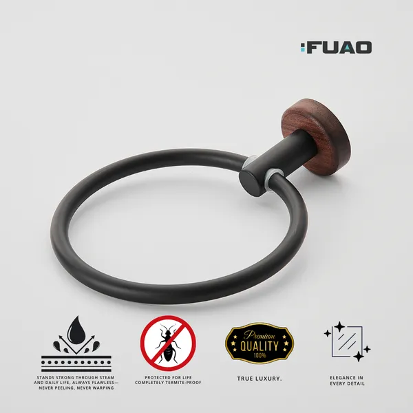 FUAO_Luxury_Hand_Towel_Holder_for_Bathroom_&_Kitchen_|_Premium_Aluminium_&_Solid_Wood_|_Rust-Proof,_Termite-Free,_Colour-Stable_|_Wall_Mounted_Towel_Hanger_for_Washbasin,_Sink_&_Vanity_Areas
