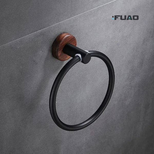 FUAO_Luxury_Hand_Towel_Holder_for_Bathroom_&_Kitchen_|_Premium_Aluminium_&_Solid_Wood_|_Rust-Proof,_Termite-Free,_Colour-Stable_|_Wall_Mounted_Towel_Hanger_for_Washbasin,_Sink_&_Vanity_Areas