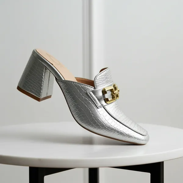 Silver_Croc-Embossed_Block_Heel_Mule_With_Gold_Buckle_Square_Toe_Shape