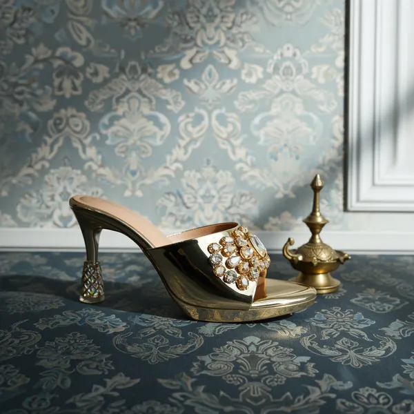 Aurelia_Crystal_Embellished_Luxury_Mule_Heels_–_Gold_Finish_|_PU_Synthetic_Party_Wear_Heels_for_Women