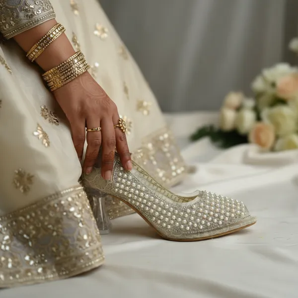 Aurielle_Pearl_Embellished_Transparent_Heel_Pumps_–_Ivory_Gold_Designer_Party_