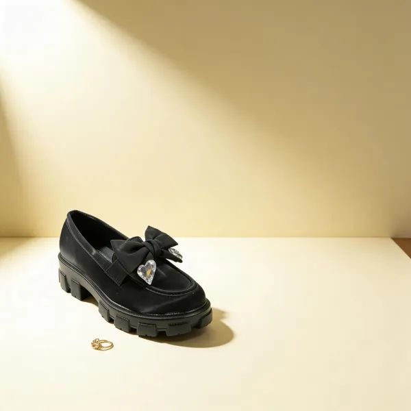 Black_Crystal_Bow_Platform_Loafers_for_Women_|_Premium_Chunky_Slip-On_Shoes