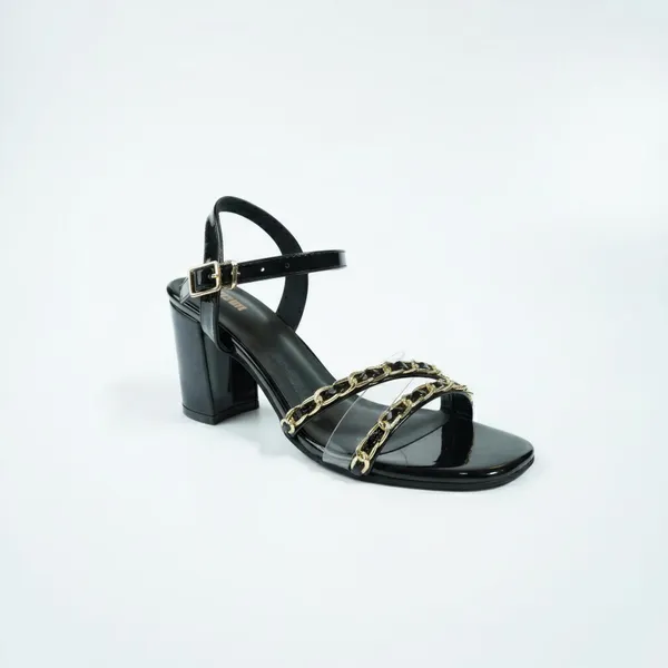 Black_Patent_Chain_Strap_Heeled_Sandals_for_Women_|_Elegant_Block_Heel