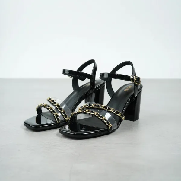 Black_Patent_Chain_Strap_Heeled_Sandals_for_Women_|_Elegant_Block_Heel