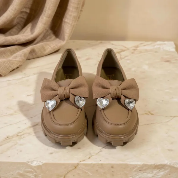 Brown_Crystal_Bow_Platform_Loafers_for_Women_|_Premium_Chunky_Slip-On_Shoes