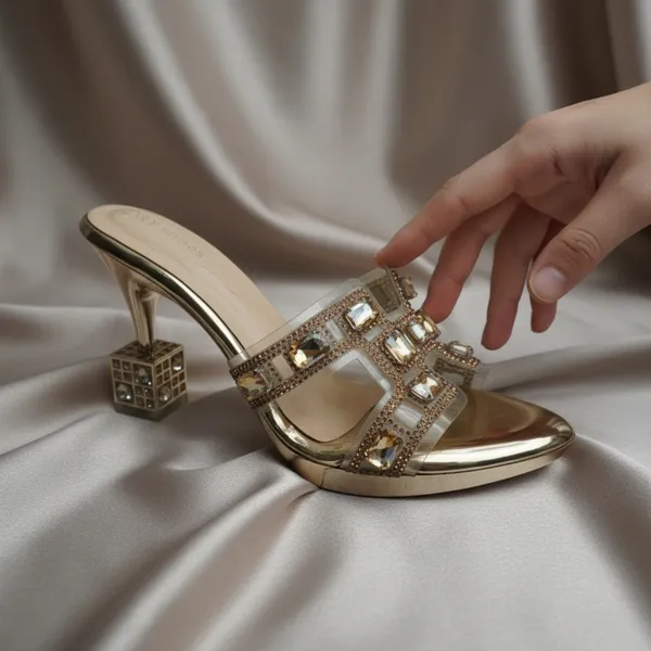 Celestia_Champagne_Crystal_Mule_Heels