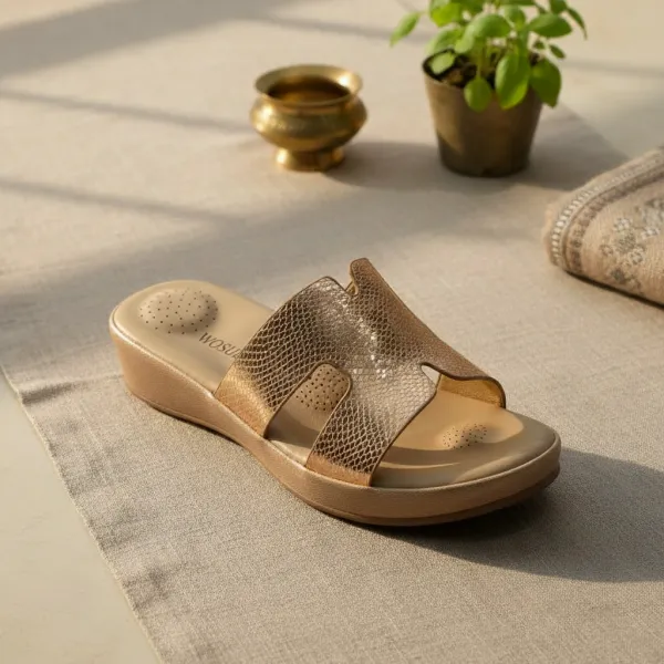 Champagne_Bronze_Luxury_Comfort_Slide_Sandals_for_Women_–_Cushioned_Metallic_Slip-On_Flats