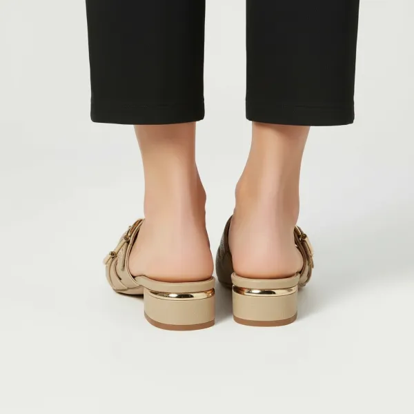 Elan_Béige_Buckled_Pointed-Toe_Block_Heel_Mules_for_Women_|_Elegant_Low-Heel_Slip-On_Shoes
