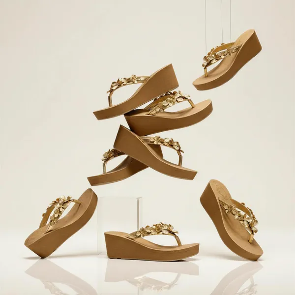 Gold_Floral_Wedge_Sandals_for_Women_|_Wosum_Premium_Comfort