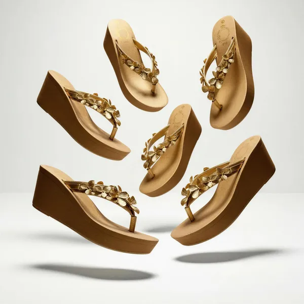 Gold_Floral_Wedge_Sandals_for_Women_|_Wosum_Premium_Comfort