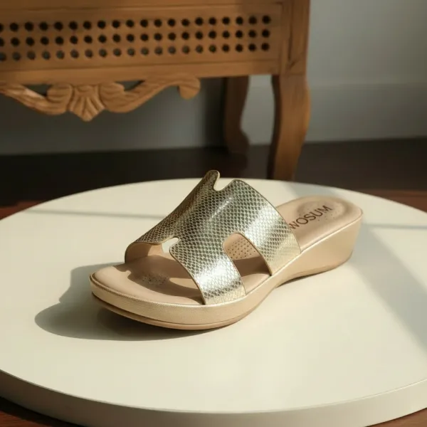 Gold_Metallic_Comfort_Slide_Sandals_for_Women_–_Cushioned_Luxury_Summer_Flats