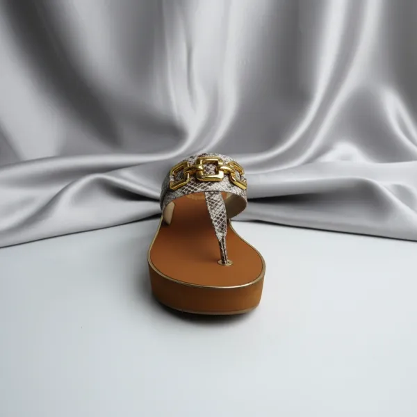 Luxury_Ivory_Snakeskin_Wedge_Sandals_with_Gold_Chain_Detail_for_Women