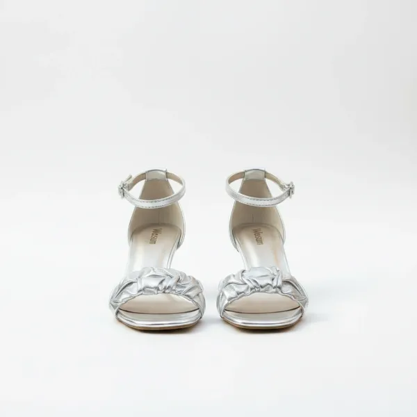 Luxury_Silver_Ruched_Ankle_Strap_Heels_for_Women_–_Metallic_Sculpted_Heel_Festive_&_Wedding_Sandals