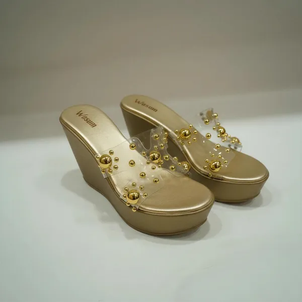 Premium_Gold_Transparent_Wedge_Sandals_|_Wosum