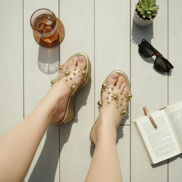 Premium_Gold_Transparent_Wedge_Sandals_|_Wosum
