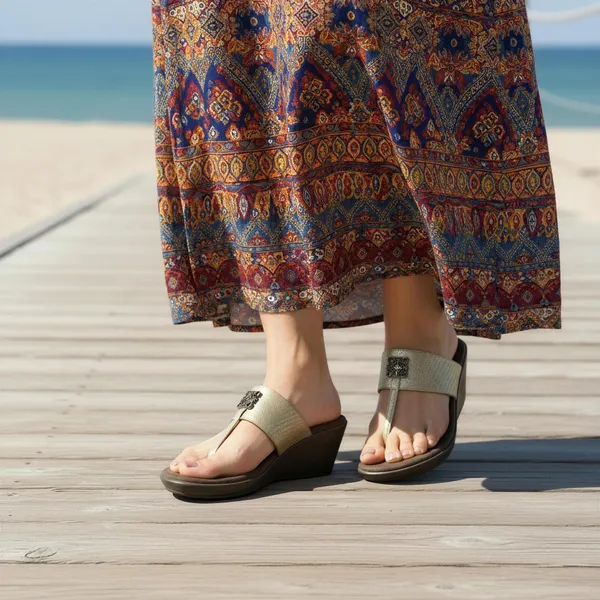 Premium_Women_Gold_Wedge_Sandals_|_Cushioned_Comfort_Slip-On_Summer_Sandals