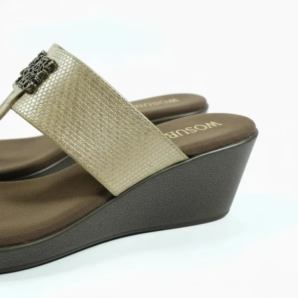 Premium_Women_Gold_Wedge_Sandals_|_Cushioned_Comfort_Slip-On_Summer_Sandals