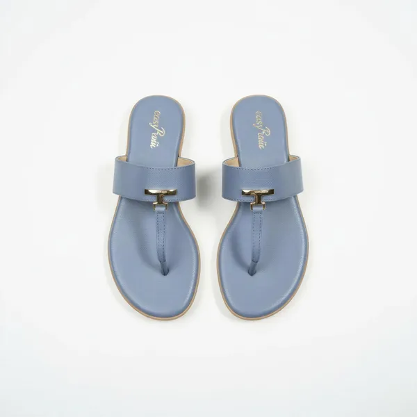 Sky_Blue_T-Strap_Flat_Sandals_with_Gold_Accent_–_Minimalist_Slip-On_Summer_Sandals_for_Women
