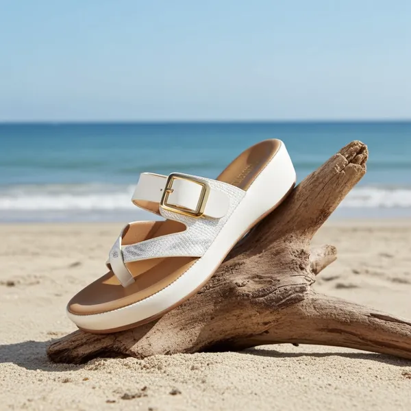 Women’s_Cushioned_Comfort_Wedge_Sandals_with_Buckle_Strap_–_Lightweight_Supportive_All-Day_Sandals