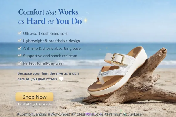 Women’s_Cushioned_Comfort_Wedge_Sandals_with_Buckle_Strap_–_Lightweight_Supportive_All-Day_Sandals