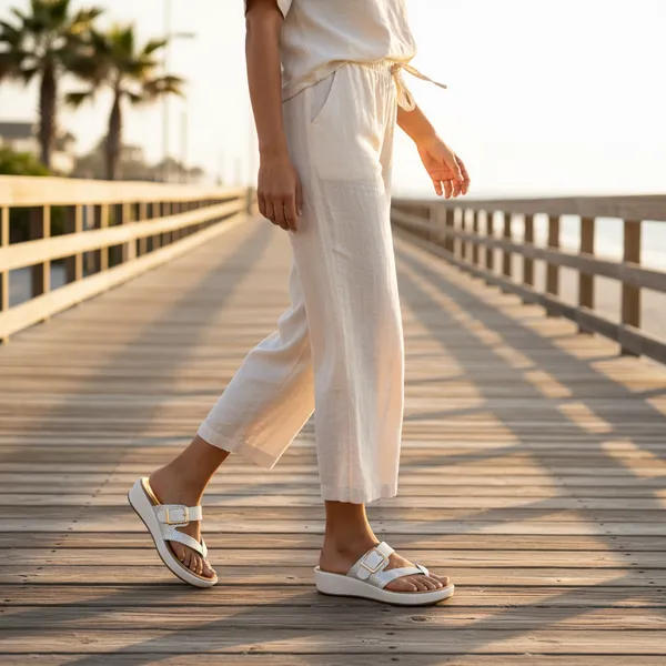 Women’s_Cushioned_Comfort_Wedge_Sandals_with_Buckle_Strap_–_Lightweight_Supportive_All-Day_Sandals