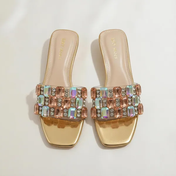 WOSUM_Golden_Crystal_Embellished_Women’s_Kitten_Heel_Sandals