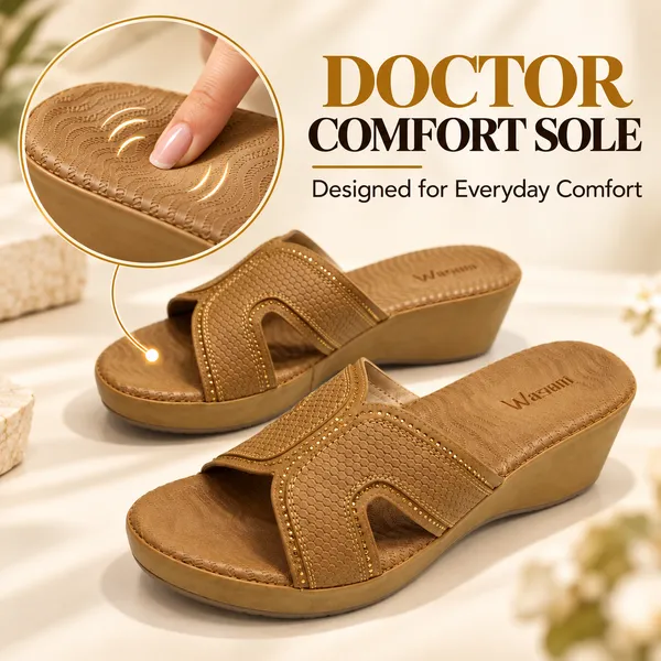 WOSUM_Sculpted_Elegance_–_Textured_Stud_Detail_Wedge_Sandals_in_Tan