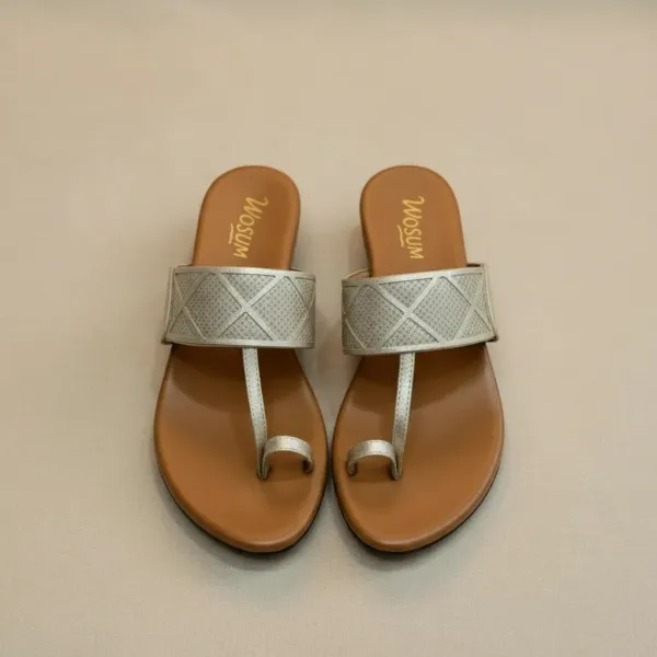 WOSUM™_Premium_Comfort_T-Strap_Sandals_–_Ivory_&_Tan