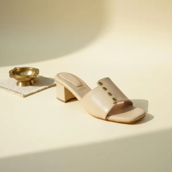 Women_Nude_Beige_Block_Heel_Mules_–_Studded_Strap_Cushioned_Footbed_Slip-On_Heels