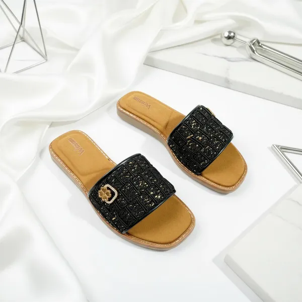 Women’s_Black_Embellished_Slide_Sandals_–_Luxury_Comfort_Flat_Slip-Ons_|_Cushioned_Sole_Fashion_Slides