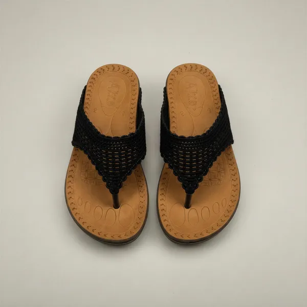 Women’s_Black_Flat_Sandals_|_Stylish_Casual_Slip-On_Flip_Flop_Sandals_for_Everyday_Wear