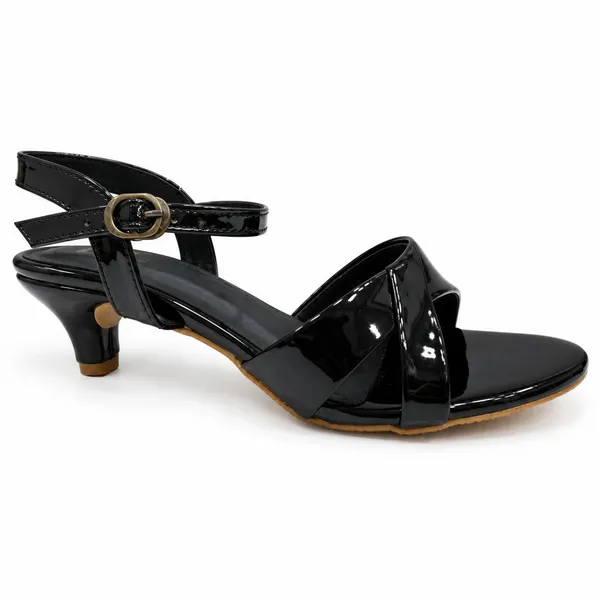 Women’s_Black_Patent_Heeled_Sandals_with_Cross_Straps_&_Ankle_Buckle_|_WOSUM