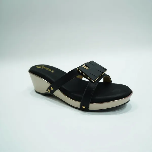 Women’s_Black_Wedge_Sandals_with_Statement_Buckle_|_Stylish_Platform_Sandals_