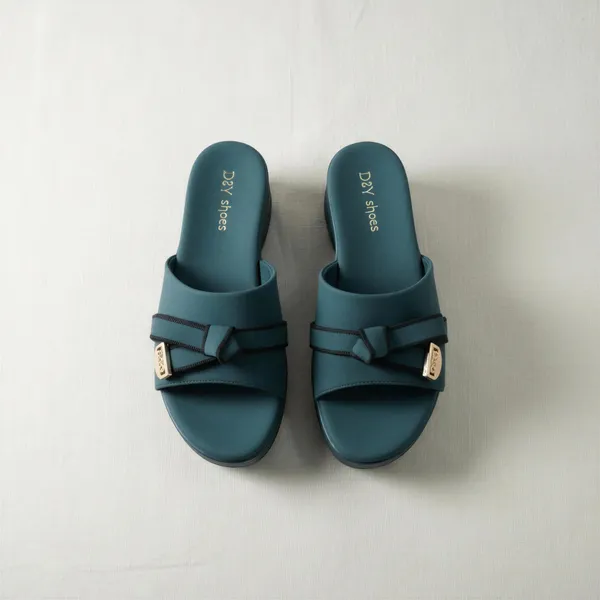 Women’s_Bow_Wedge_Sandals_in_Teal_Blue_|_Stylish_Platform_Sandals_|_WOSUM