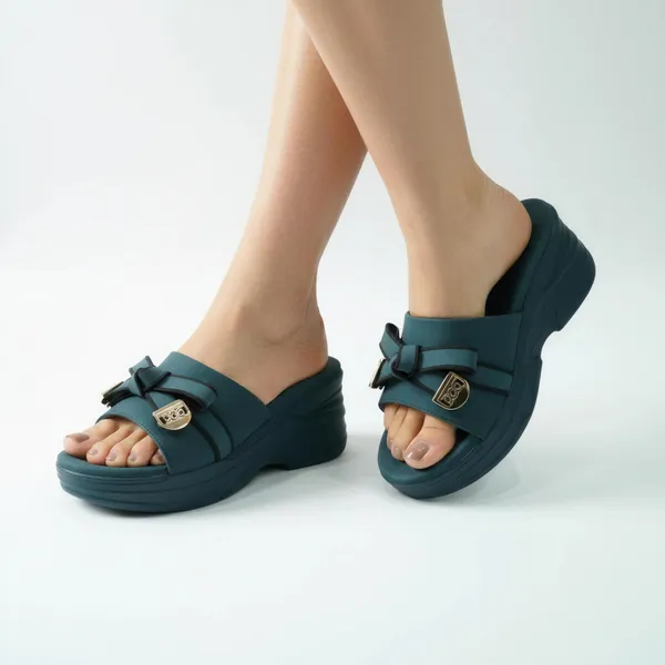 Women’s_Bow_Wedge_Sandals_in_Teal_Blue_|_Stylish_Platform_Sandals_|_WOSUM