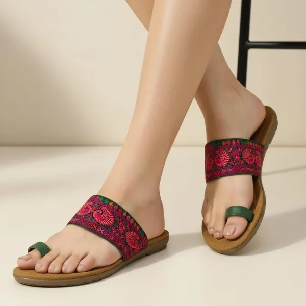 Women’s_Embroidered_Toe_Loop_Flat_Sandals