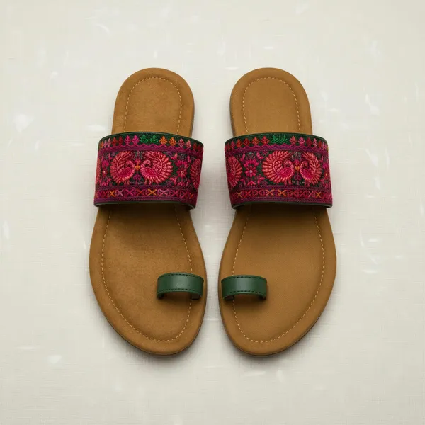 Women’s_Embroidered_Toe_Loop_Flat_Sandals