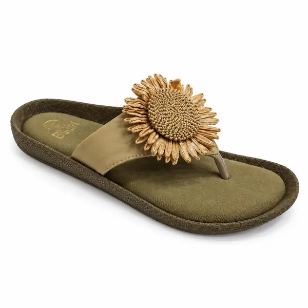 Women’s_Floral_Thong_Sandals_with_Sunflower_Detail_|_Comfortable_Flat_Sandals