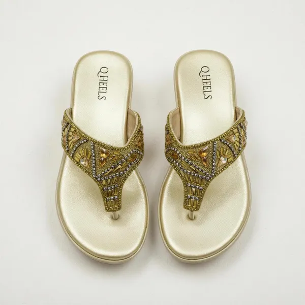 Women's_Gold_Embellished_Toe-Post_Sandals_|_WOSUM