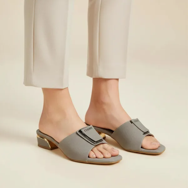 Women’s_Grey_Block_Heel_Sandals_with_Metallic_Buckle_|_WOSUM