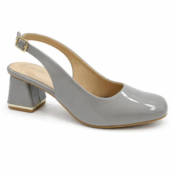 Women’s_Grey_Patent_Block_Heel_Pumps_with_Gold_Buckle_|_Slingback_Heels_|