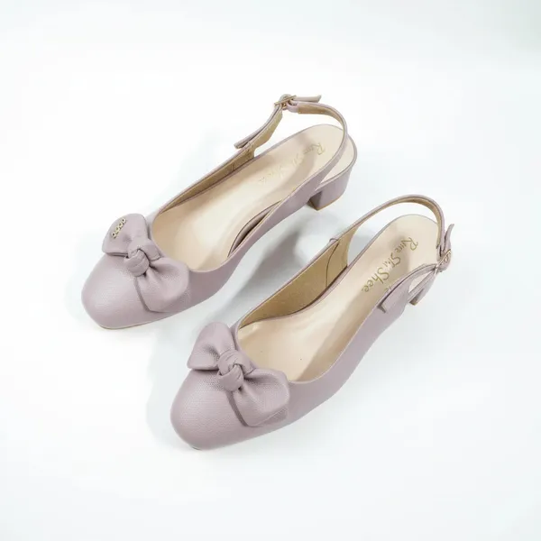 Women’s_Lilac_Slingback_Heels_with_Bow_|_Comfortable_Block_Heel_Dress_Pumps
