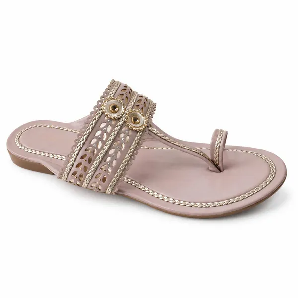 Women’s_Mauve_Pink_Toe-Ring_Sandals_with_Gold_Detail_|_WOSUM