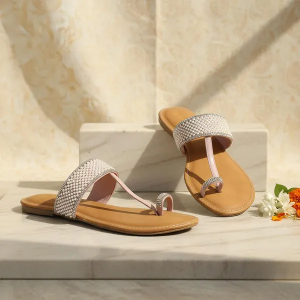Women’s_Pearl_Strap_Toe_Ring_Sandals_–_Elegant_Comfortable_Flats_for_Daily_&_Festive_Wear