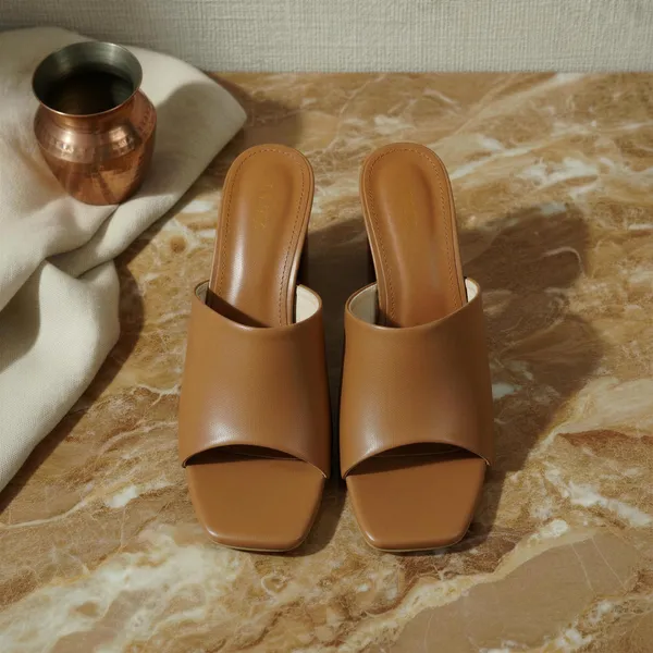 Women’s_Tan_Block_Heel_Mule_Sandals_–_Caramel_Open_Toe_Minimal_Luxury_Heels