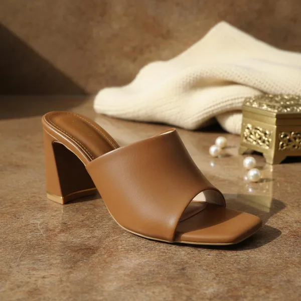 Women’s_Tan_Block_Heel_Mule_Sandals_–_Caramel_Open_Toe_Minimal_Luxury_Heels
