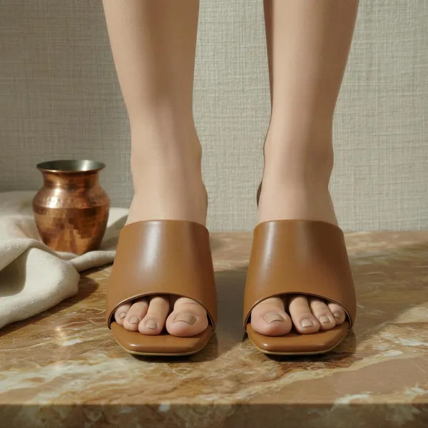 Women’s_Tan_Block_Heel_Mule_Sandals_–_Caramel_Open_Toe_Minimal_Luxury_Heels