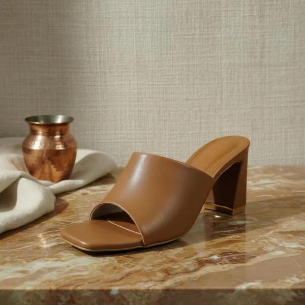 Women’s_Tan_Block_Heel_Mule_Sandals_–_Caramel_Open_Toe_Minimal_Luxury_Heels